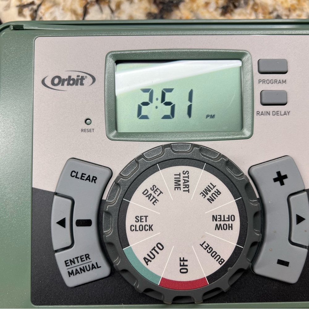 Orbit 9 Station Indoor Outdoor Sprinkler Timer Irrigation Controller  W/2 Keys